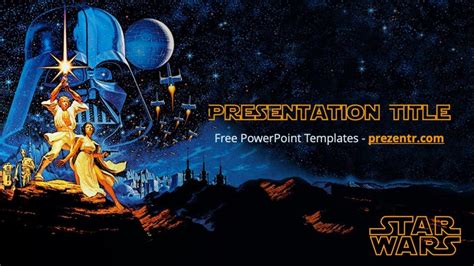 Free Star Wars PowerPoint Template - Prezentr