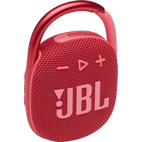 JBL Clip 4 Portable Bluetooth Speaker (Red) JBLCLIP4REDAM B&H