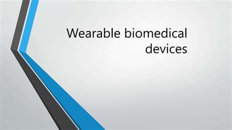 Biomedical sensors | PPT