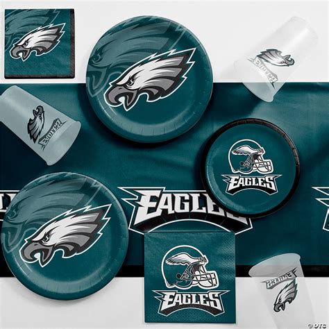 NFL Philadelphia Eagles Game Day Party Supplies Kit for 8 guests