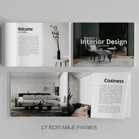 Interior Design Portfolio Template Architecture Presentation - Etsy