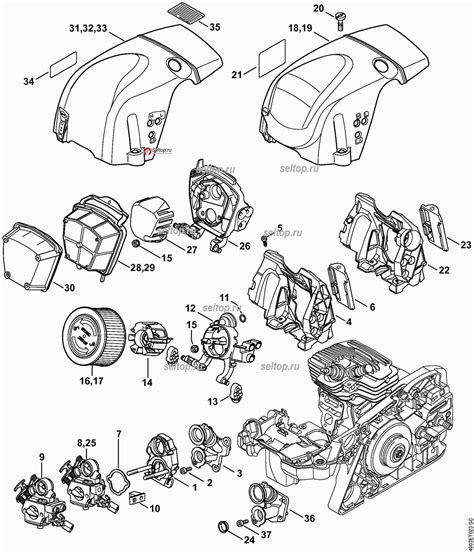 Stihl chainsaw ms 271 parts diagram