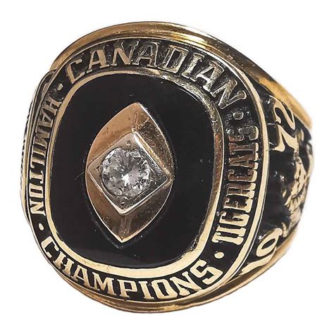 1972 Hamilton Tiger-Cats Grey Cup Ring – Gold & Silver Pawn Shop