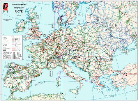 UTCE Western European Power Grid (courtesty of UTCE) | Download ...