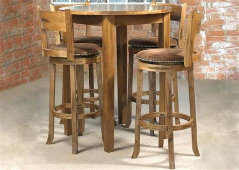 Rustic Pub Table Sets Gorgeous Bistro And Chairs With Pertaining To ...