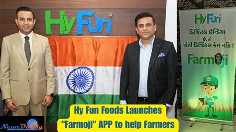 HyFun foods launches Farmoji App to help Farmers | Contract Farming | Hyfun Foods - YouTube