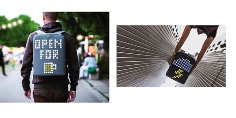 This Backpack Pixel Art is Like Mobile Digital Signage - Commercial Integrator