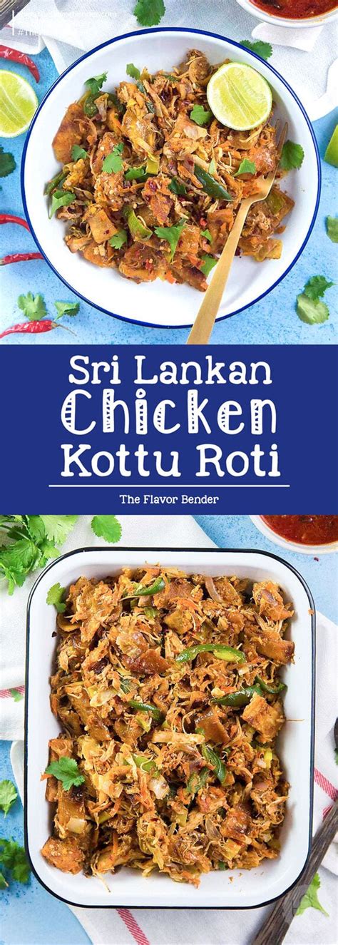 Sri Lankan Chicken Kottu Roti - The Flavor Bender