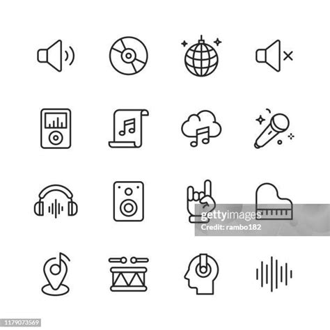 Microphone Vector Outline Photos and Premium High Res Pictures - Getty ...