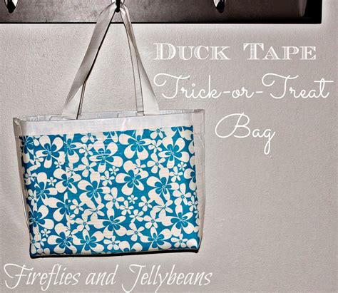 Fireflies and Jellybeans: Duck Tape Trick-or-Treat Bag Tutorial