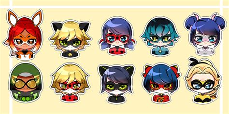 Miraculous Ladybug Stickers