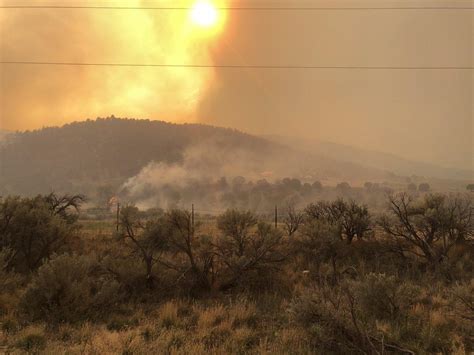 Utah wildfire fanned by high winds more than doubles in size and forces evacuations - CBS News