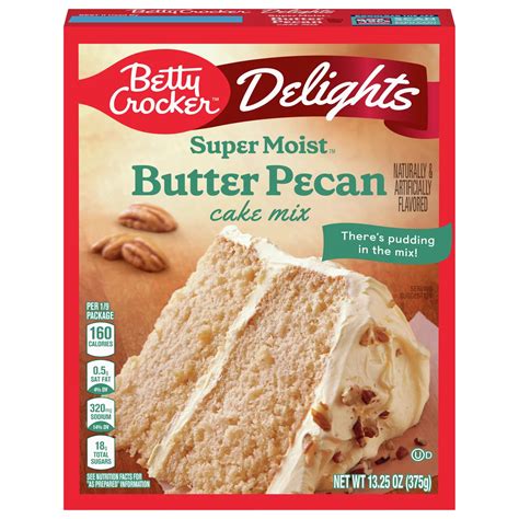 Betty Crocker Super Moist Butter Pecan Cake Mix - Shop Baking mixes at H-E-B