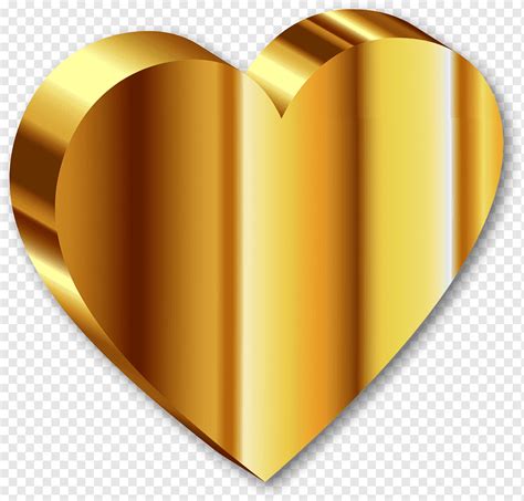 Emoji oro, oro, corazón, corazón de oro, iconos de computadora png | PNGWing