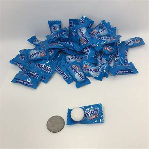 Mentos Mint Candy 1 pound bulk individually wrapped candy mints ...