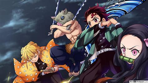 Demon Slayer : Kimetsu No Yaiba, demon slayer computer HD wallpaper ...