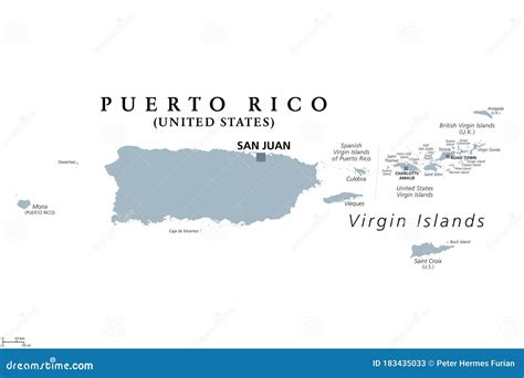 Puerto Rico - Outline Map Vector Illustration | CartoonDealer.com #108325010