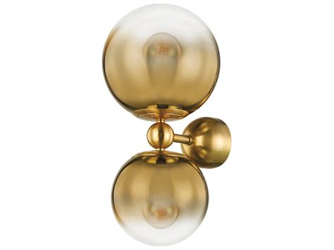 Corbett Lighting Kyoto Vintage Polished Brass 2-light Wall Sconce ...