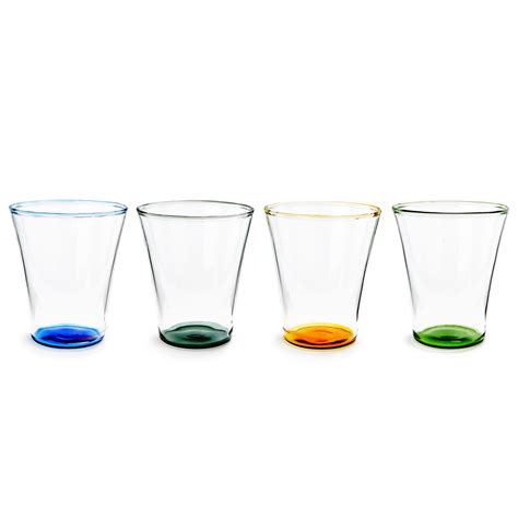 Color Accent Drinking Glasses - Set of 4 - Short – MoMA Design Store