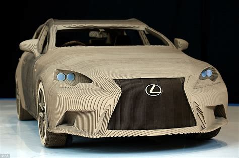 Lexus creates working full size vehicle made of CARDBOARD to show off origami skills | Daily ...