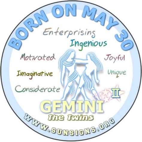 May 30 Zodiac Horoscope Birthday Personality - SunSigns.Org