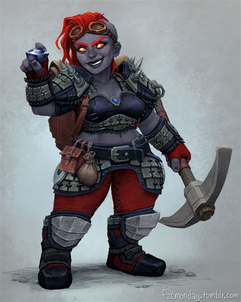 Dwarf Duergar iron female fighter artificer | Female dwarf, Fantasy dwarf, Warcraft characters