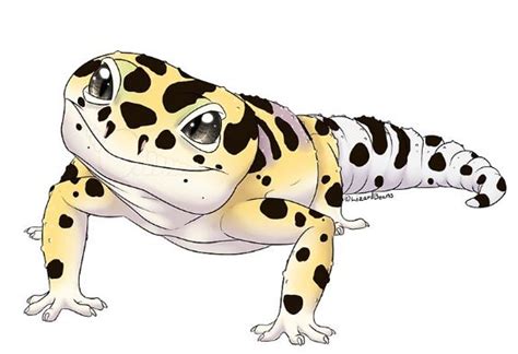 Leopard Gecko Sticker - Rainbow Mealworms