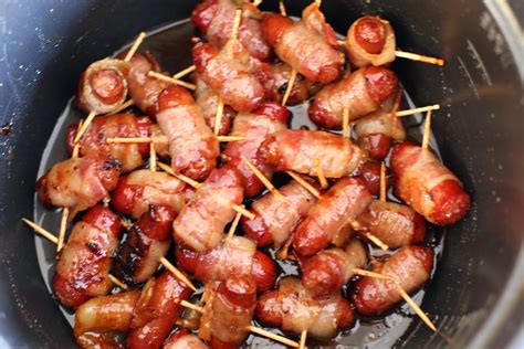 Maple and Brown Sugar Bacon Wrapped Hot Dogs Recipe