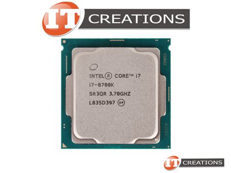 I7-8700K - New - INTEL CORE I7 6 CORE PROCESSOR I7-8700K 3.70GHZ BASE ...