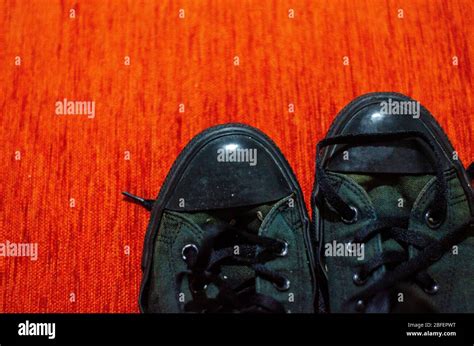 Old Black Stylish Shoes, Vintage Stock Photo - Alamy