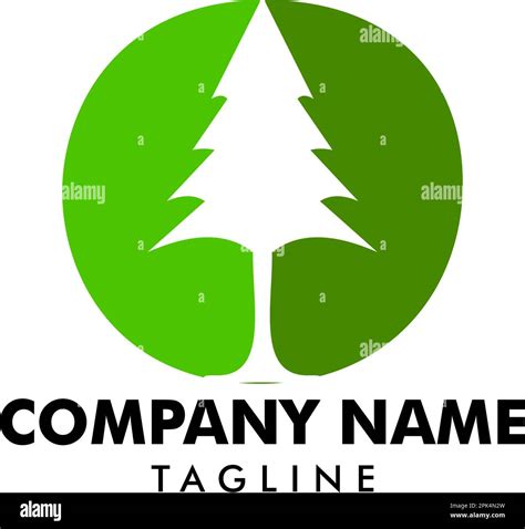 Pine Tree Logo Design Inspiration Stock Vector Image & Art - Alamy