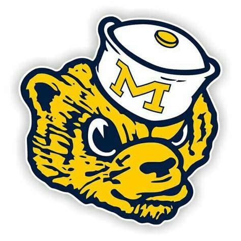 Michigan Wolverines mascot | Football drawing, Michigan wolverines ...