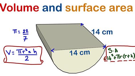 Half Cylinder Volume Formula - RayabbCarney