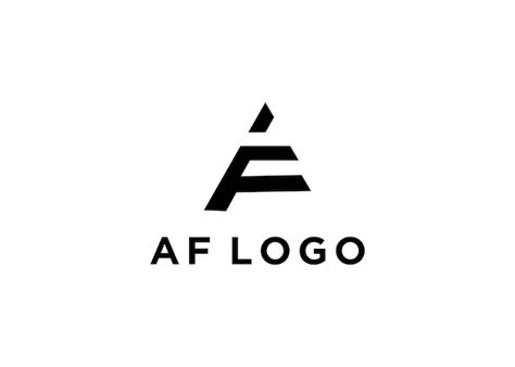 Premium Vector | Af logo design vector illustration