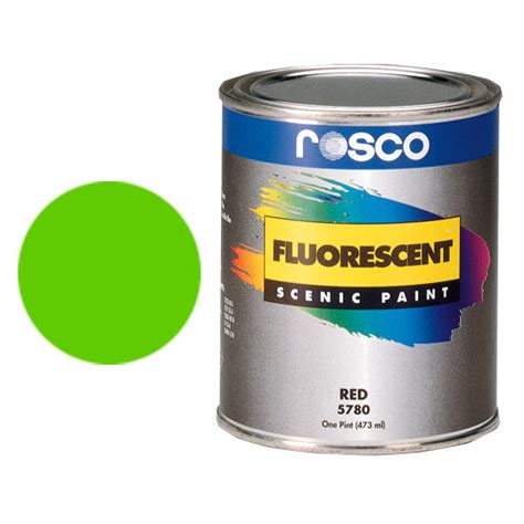 Rosco Fluorescent Paint (Green, Matte, 1 Gallon) 150057830128