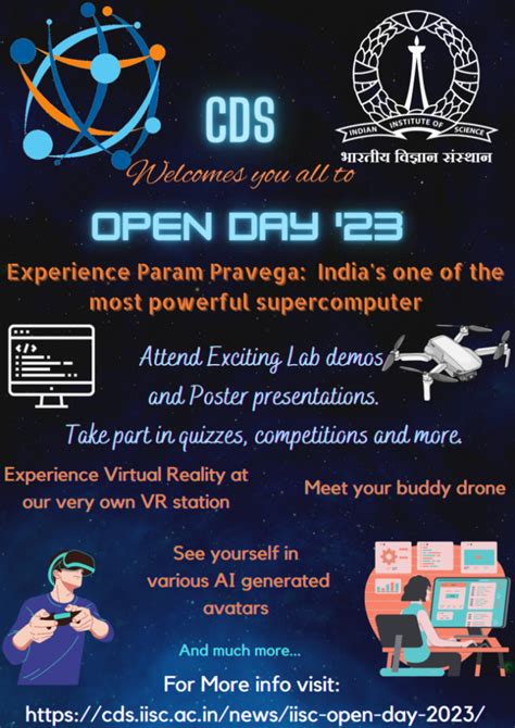 IISc OPEN DAY 2023 – Department of Computational and Data Sciences