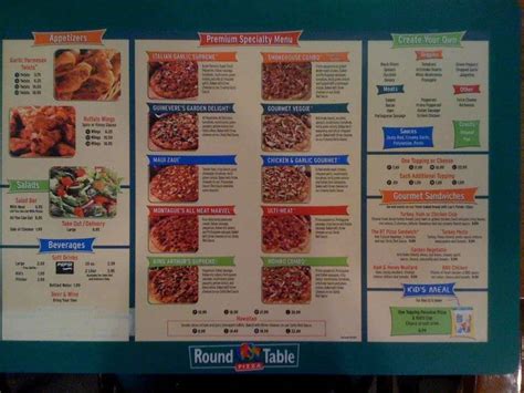 Round Table Pizza Menu, Menu for Round Table Pizza, Lahaina, Rest of Hawaii - Urbanspoon/Zomato
