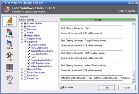 Free Windows Cleanup Tool (Windows) - ダウンロード