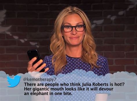 Julia Roberts from Celebrity Mean Tweets From Jimmy Kimmel Live! | E! News