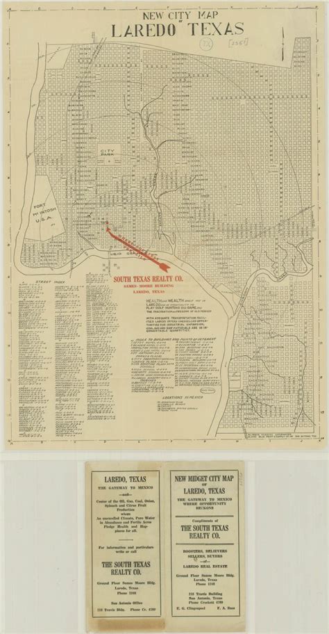 Vintage Laredo Map | Laredo texas, Laredo, Map