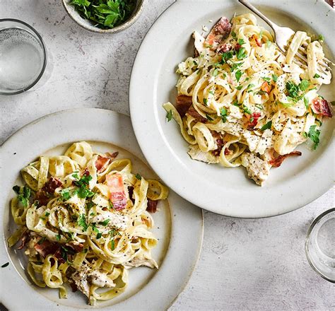 Creamy courgette & bacon pasta | BBC Good Food Middle East