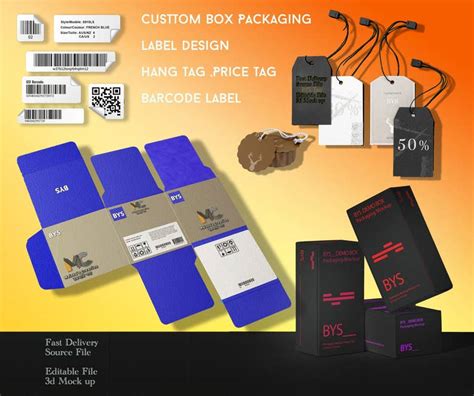 Hang Tag, Barcode Label Design for Packaging | Freelancer