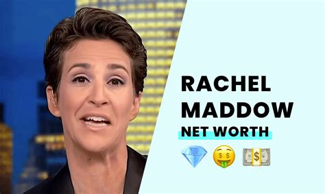 Rachel Maddow's Net Worth - As Rich as She is Liberal?