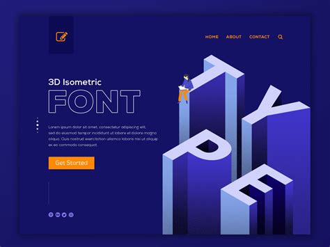 Font Website Design by Faruk on Dribbble