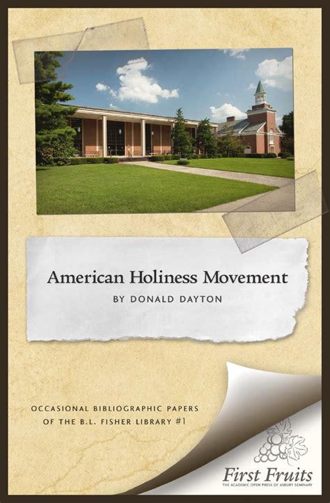 The American Holiness Movement by First Fruits Press - Issuu