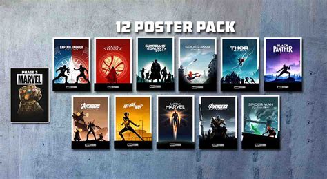 MCU Phase 3 Poster Pack – Drapster