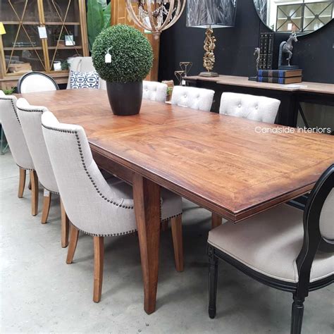 Lavinia Double Extension Dining Table 3.1m Dark Finish - Canalside