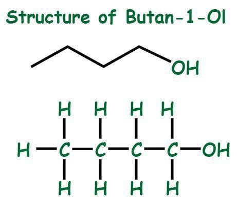 Butanal Structural Formula