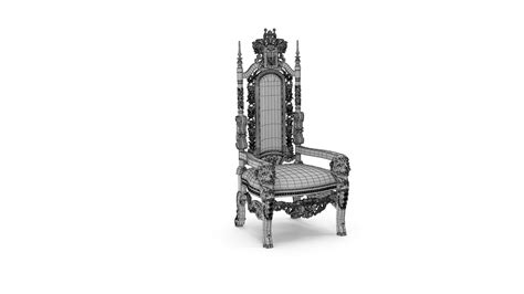 Throne Chair Model - TurboSquid 1973514