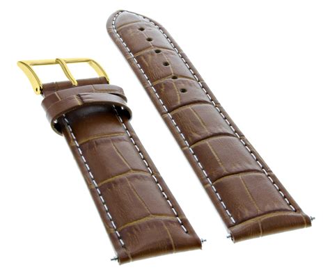 20MM LEATHER WATCH BAND STRAP FOR JAEGER LECOULTRE WATCH LIGHT BROWN WS ...